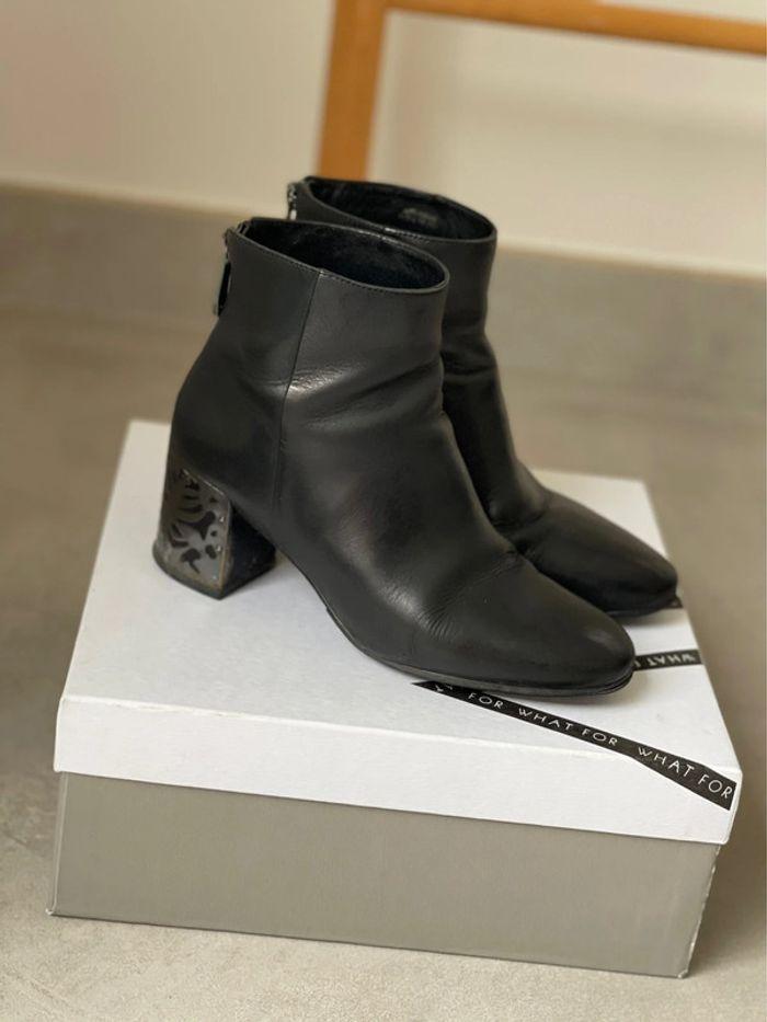 Bottines noir what for - photo numéro 1