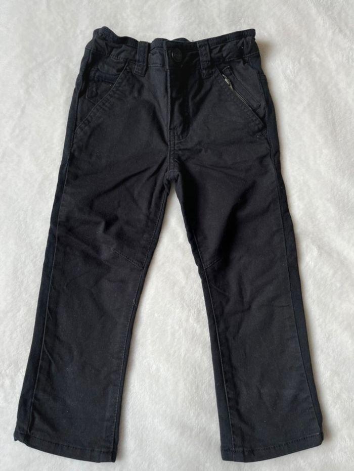 Pantalon noir réglable  2 ans garçon - photo numéro 5