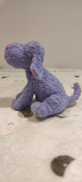 Peluche chien violet - photo numéro 3