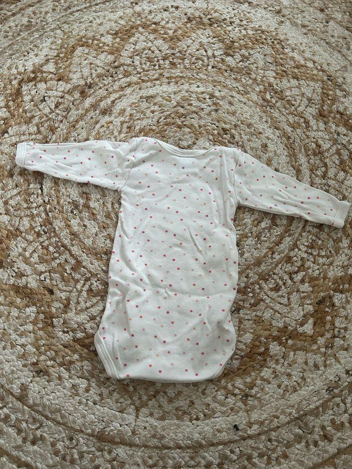 Lot 2 bodies manches longues petit bateau bébé fille - photo numéro 5