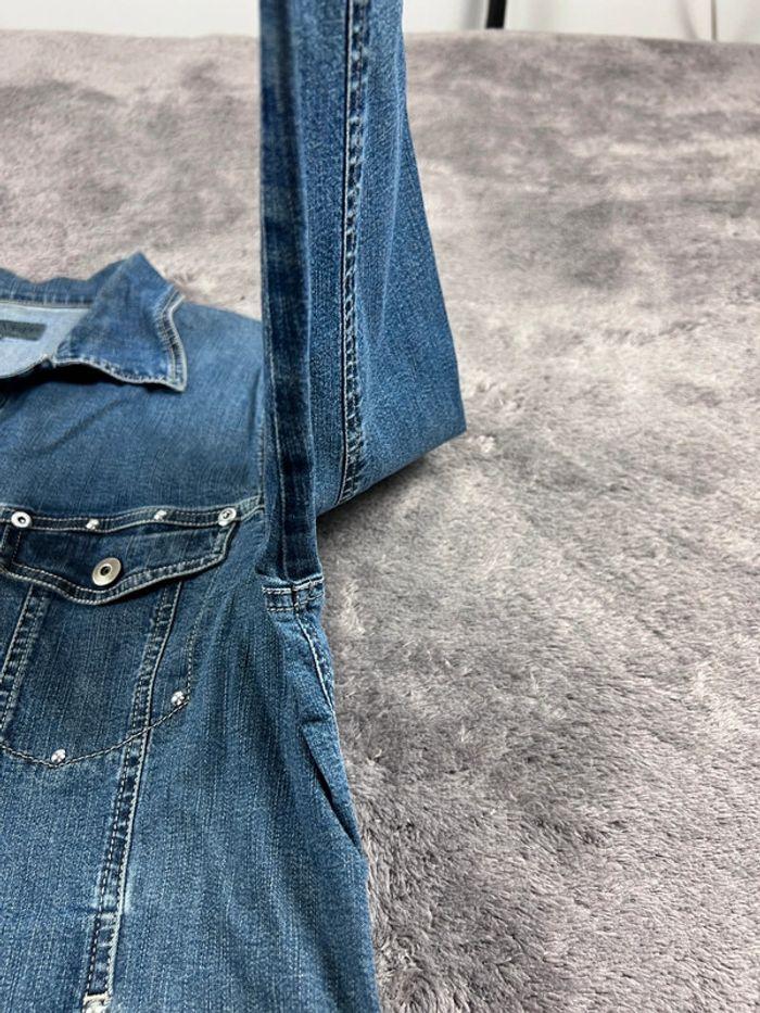 👕 Veste en Jeans vintage y2k Bleu Taille L 👕 - photo numéro 11