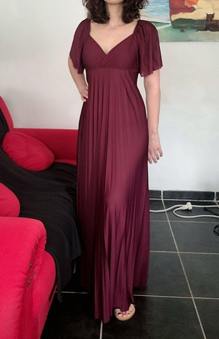 Robe chic bordeaux Asos 38 neuve - photo numéro 3