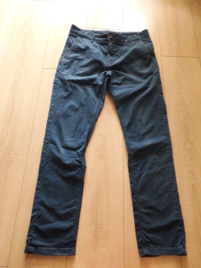 Pantalon chino homme taille 42 Kiabi slimfit - photo numéro 1