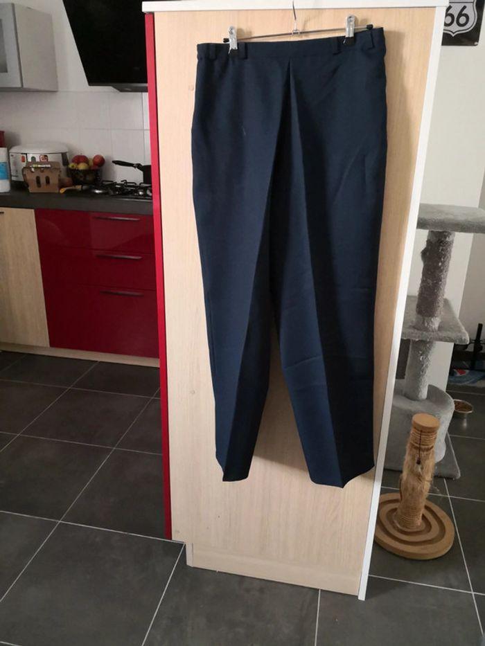 Pantalon pince bleu marine taille 40/42 - photo numéro 3