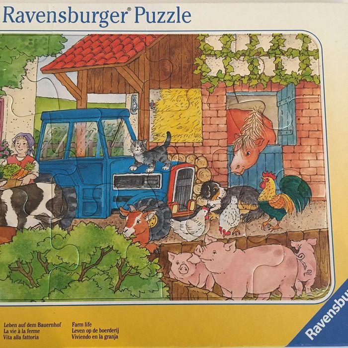 Puzzle Ravensburger la ferme 15 pièces 3 ans - photo numéro 4