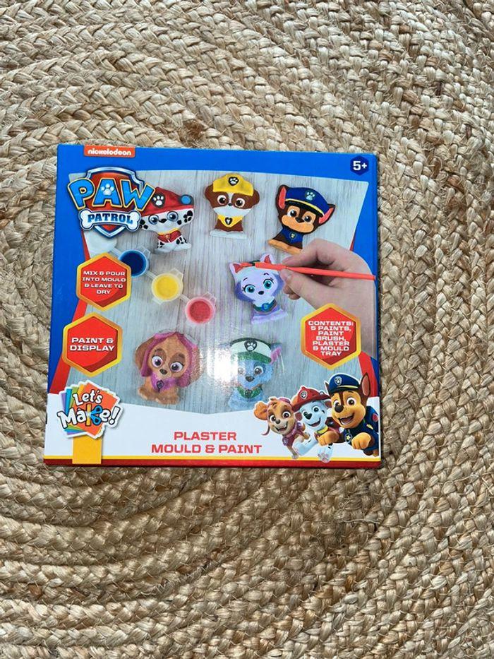 Plâtre à peindre paw patrol  neuf - photo numéro 2