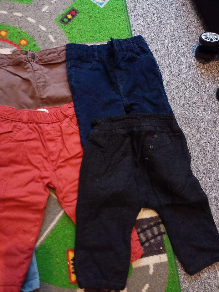 Lot pantalon garçon 12 mois - photo numéro 5