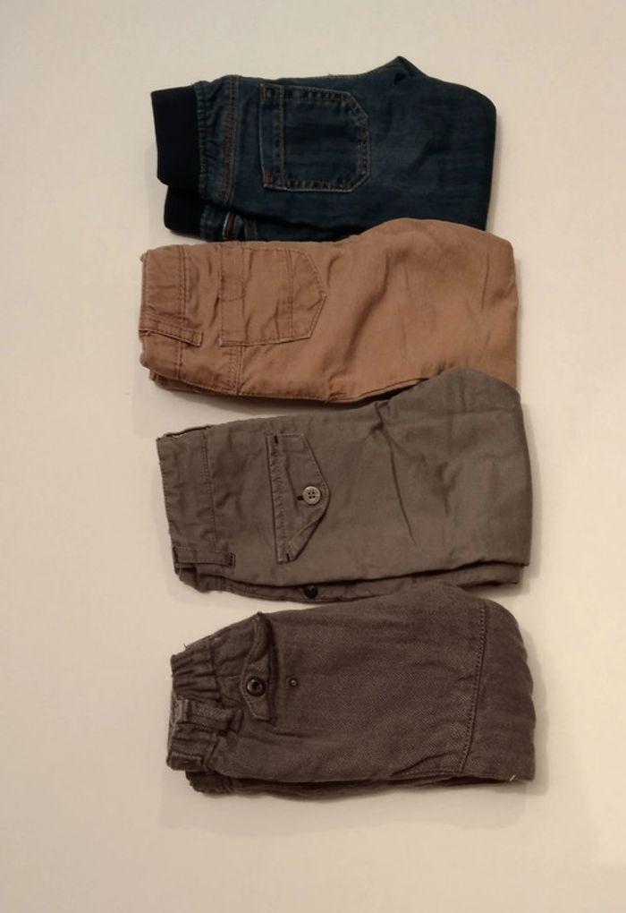 lot de 4 pantalons 6 mois - photo numéro 1