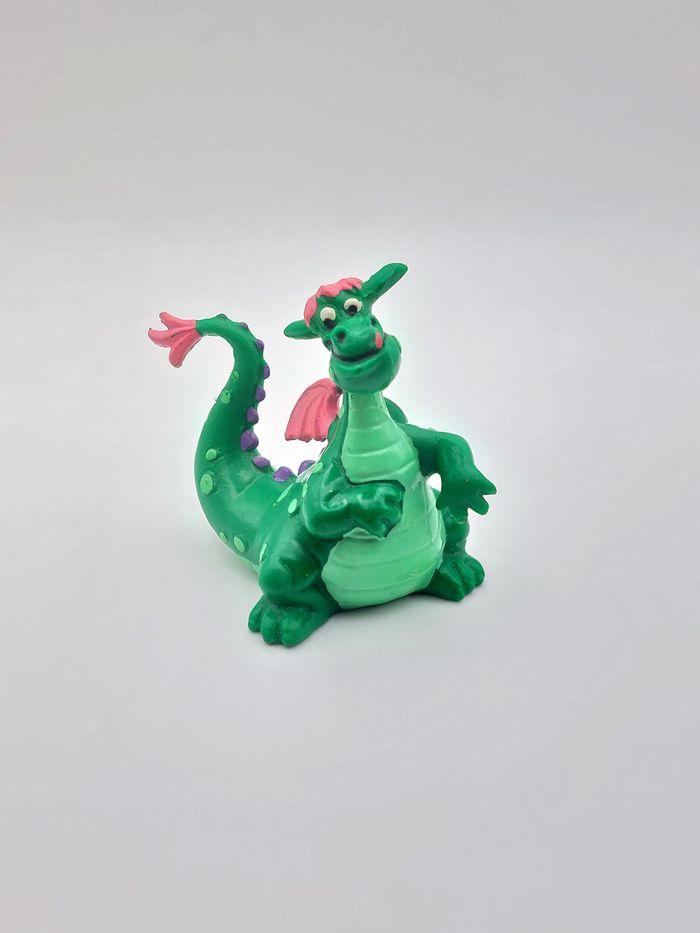 Figurine dragon vert ancien film Peter et Elliott le dragon DISNEY BULLYLAND environ 6 cm - photo numéro 5