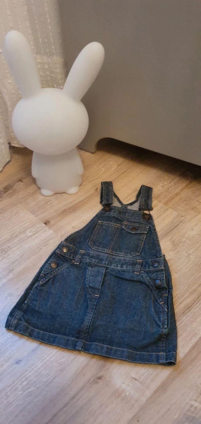 Robe petit bateaux en jeans - photo numéro 1