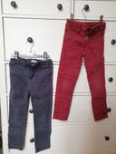 Lot 2 jeans garçon taille 6 ans