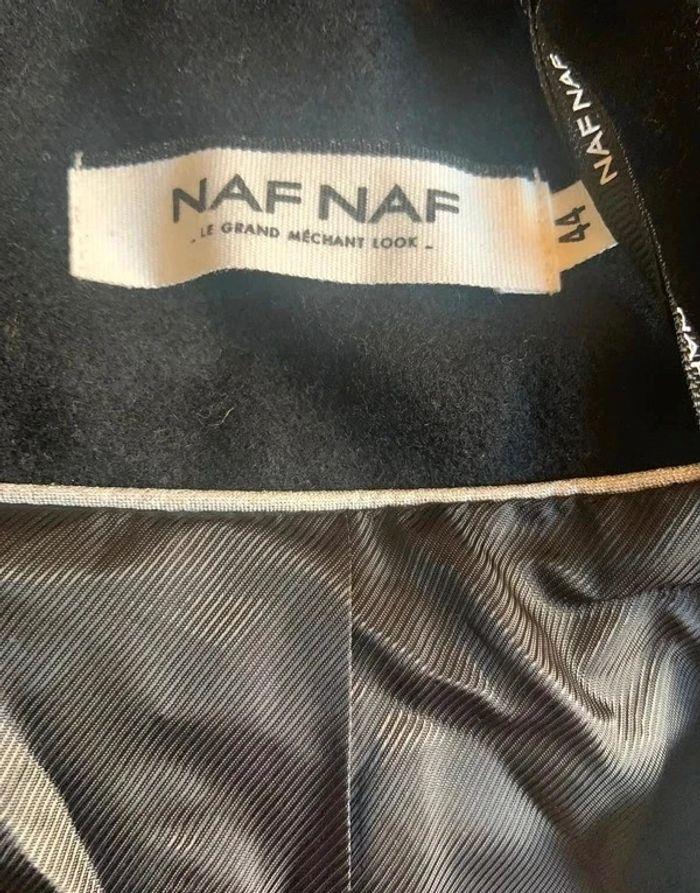 Manteau noir Naf Naf t.44 neuf - photo numéro 2