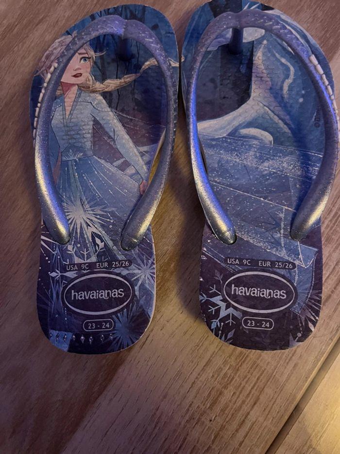 Tongs havaianas la reine des neiges - photo numéro 3