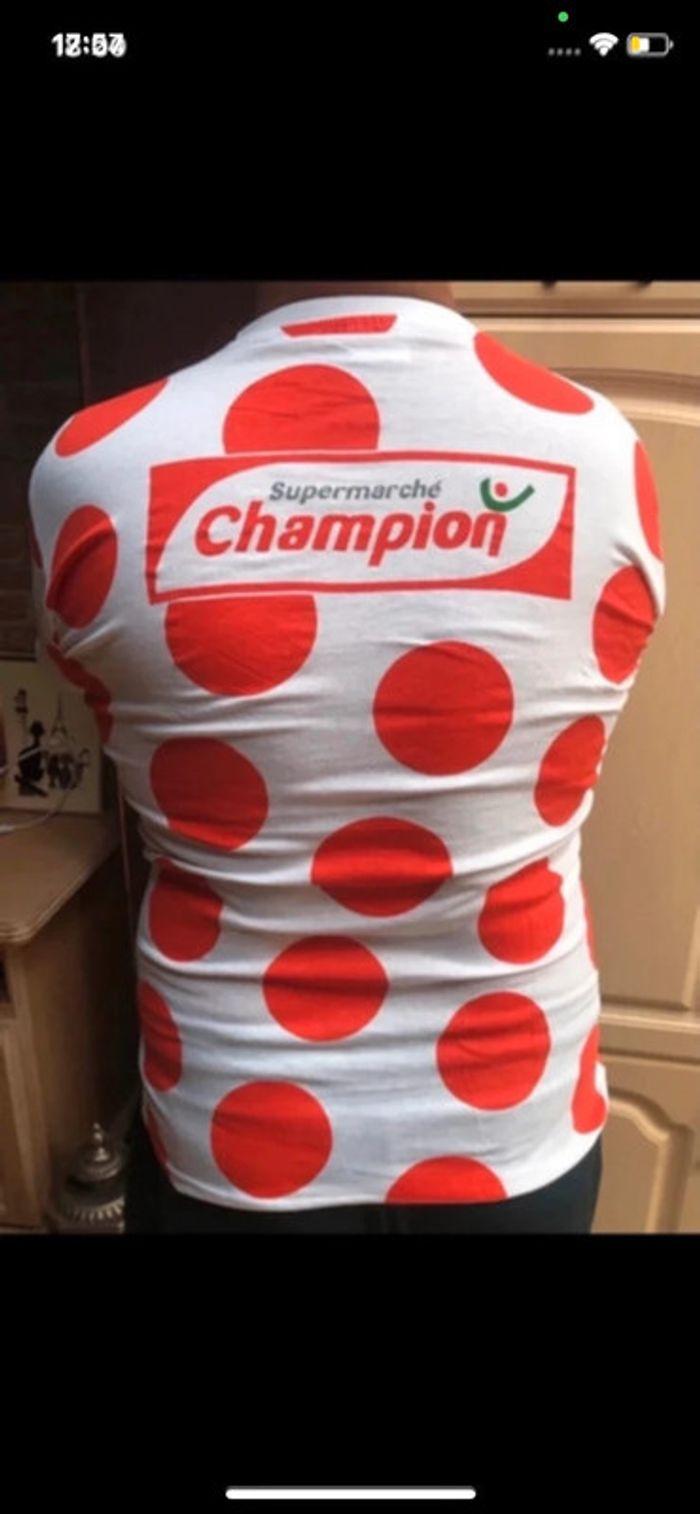 Maillot meilleur grimpeur à pois neuf taille l - photo numéro 2