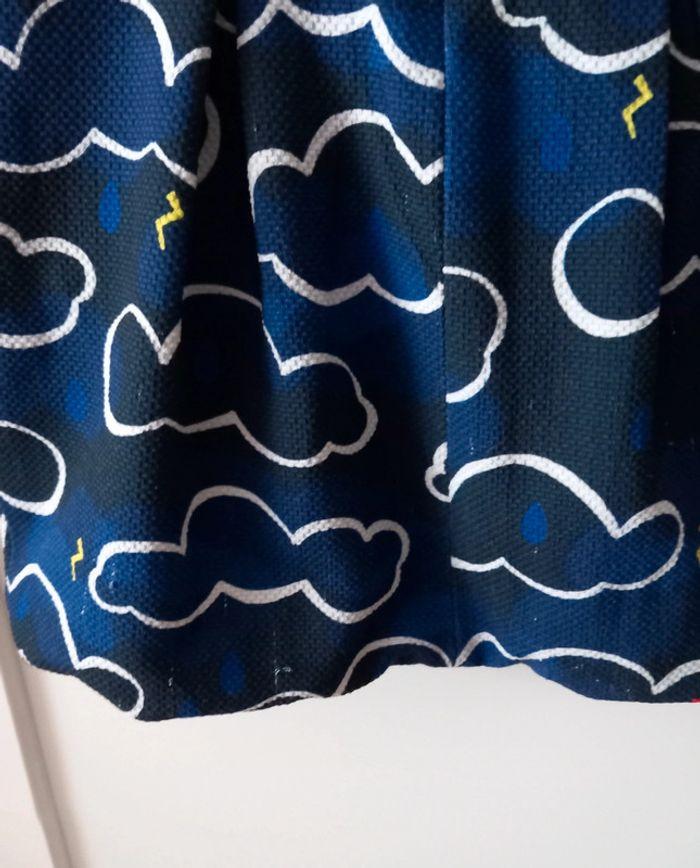 Robe et tee-shirt manche longue. Bleu marine motifs nuages Catimini 4 ans - photo numéro 6