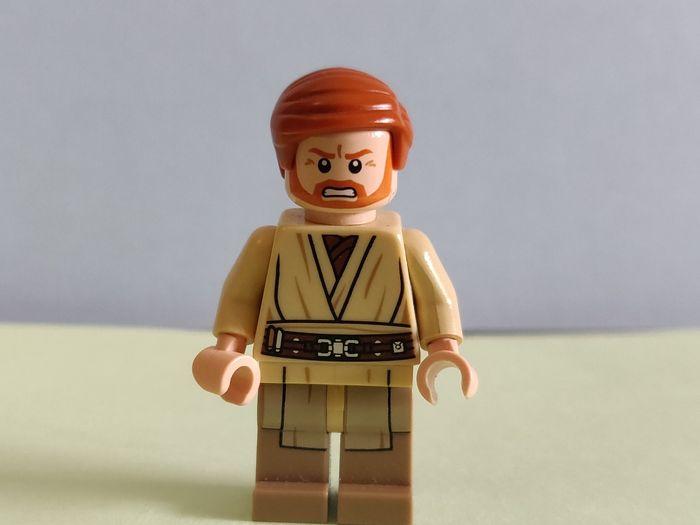 Minifig Lego Star Wars - Obi-Wan Kenobi - sw0535 - Torse fendu sur le côté - photo numéro 8