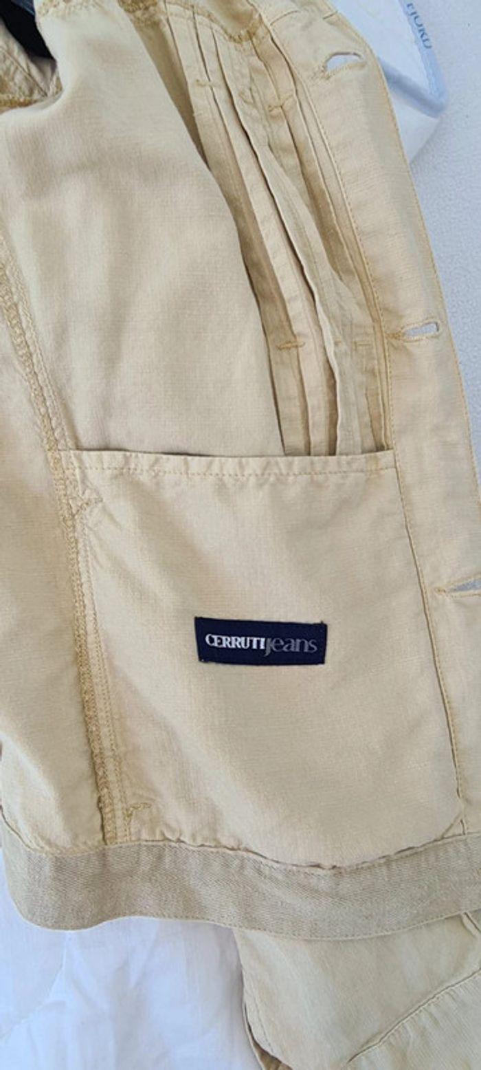 Veste beige Cerruti Jeans - photo numéro 5