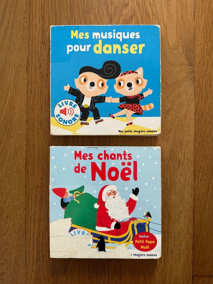 Lot de 2 livres sonores (Mes musique pour Danser, Mes chants de Noël) Bon état - photo numéro 1