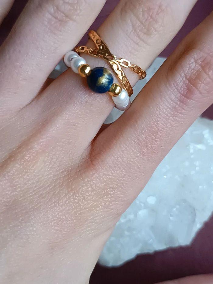 Jolie bague en perles - photo numéro 3