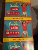 3 mega packs pampers pants taille 5