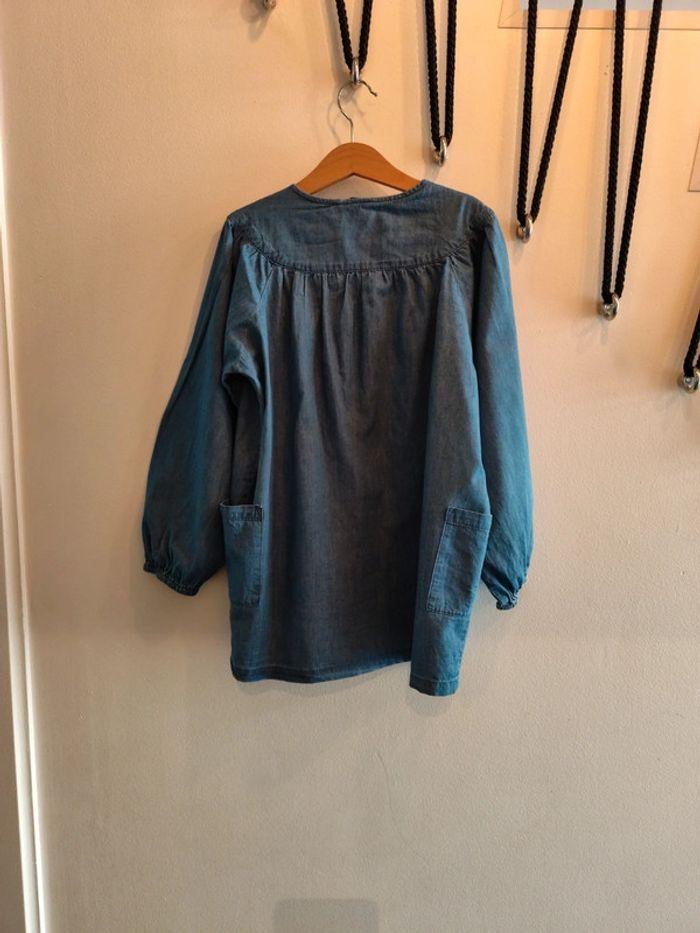 Blouse longue bleue - Monoprix - 10 ans - photo numéro 2