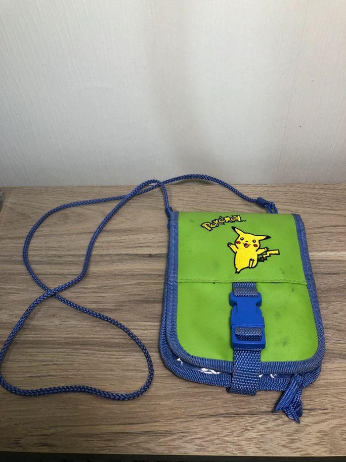 Pochette vintage pour Nintendo Gameboy , Pokémon pikachu - photo numéro 1