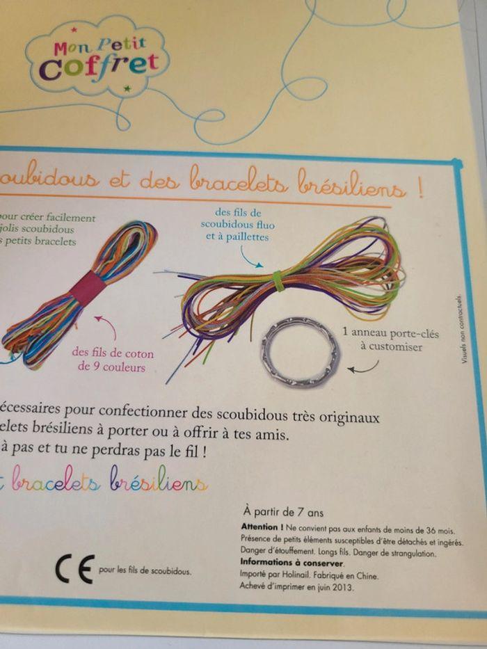 Mon petit coffret tout pour créer bracelet ms brésiliens et scoubidous - photo numéro 3