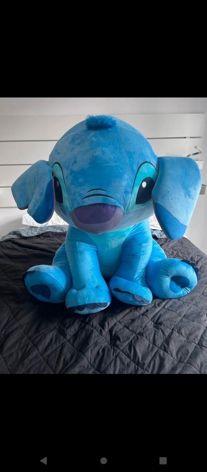 Géante peluche Stitch xxl taille 1m20 fait du son - photo numéro 2