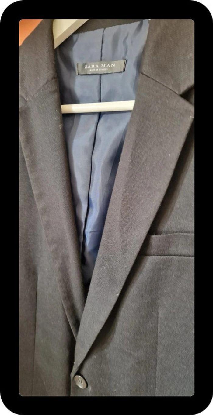 Veste blazer Zara noire homme taille M - photo numéro 4