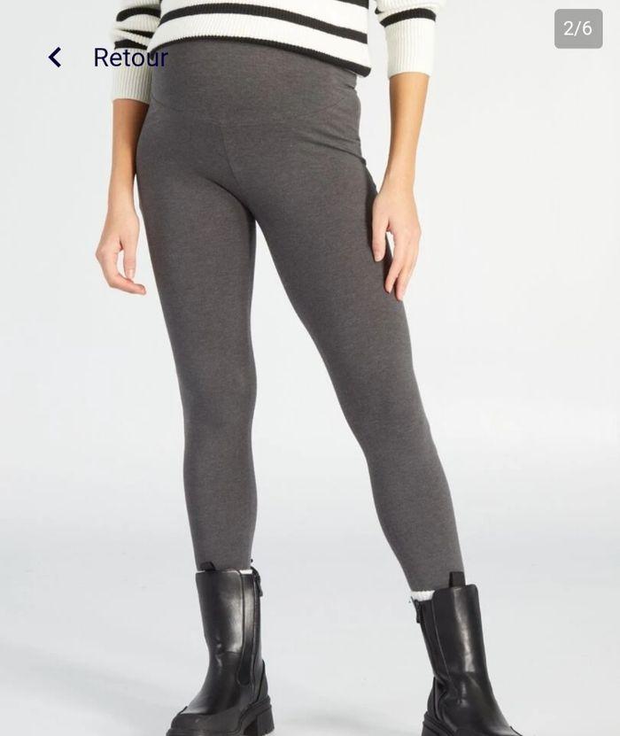 Leggings grossesse  gris - photo numéro 3