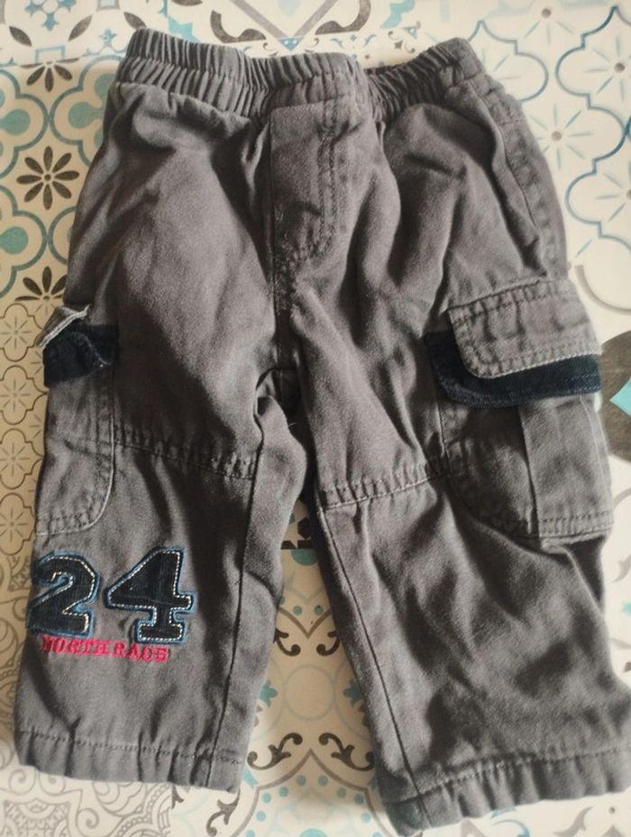 Lot de 8 pantalons fourrés doublés 12 mois tbe - photo numéro 8