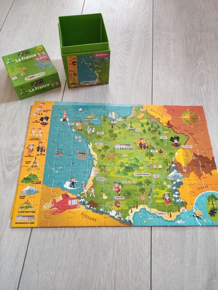 Puzzle France récré en boîte 84 pièces - photo numéro 1