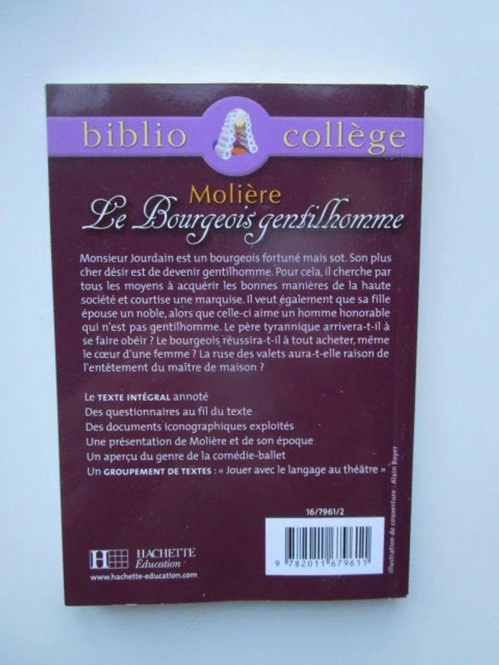 Bibliocollège - Le Bourgeois gentilhomme, Molière - photo numéro 2