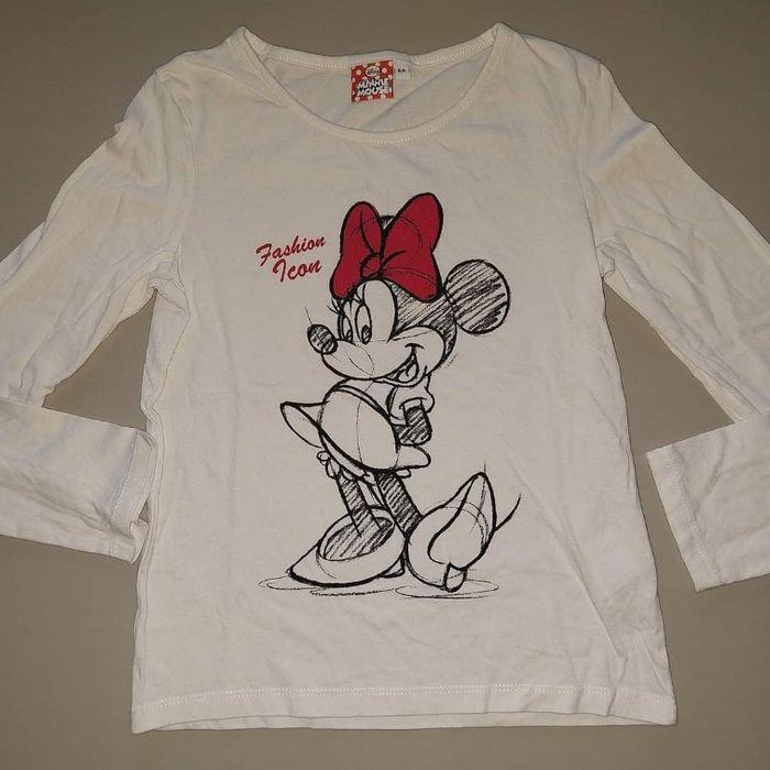 Tee shirt manches longues minnie 8 ans