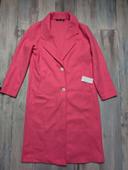 Manteau long Kiabi taille M rose fuchsia neuf avec étiquettes