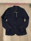 Veste style blazer bleu marine bouton aux manches kiabi taille M