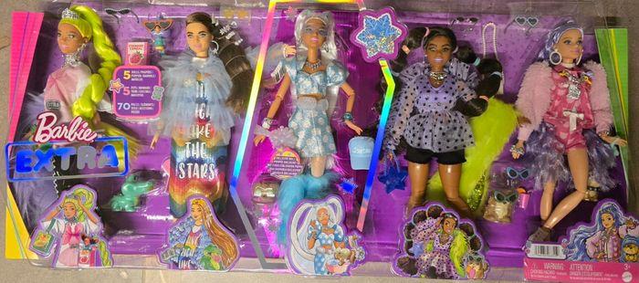 Barbies set de 5 poupées +70 accessoires +6 animaux - photo numéro 1