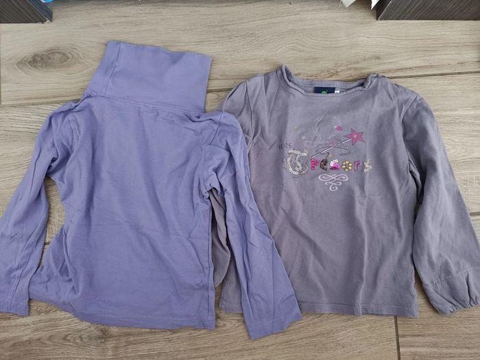 Lot de 2 t shirts manches longues 6 ans - photo numéro 2