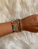 Bracelet coloré motifs aztèques