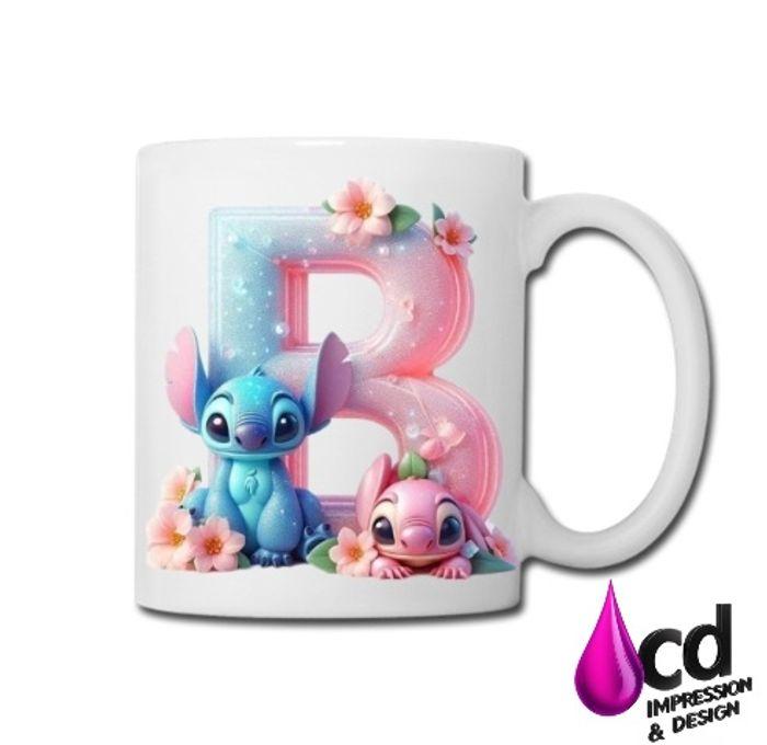 Mug Stitch Lettre B