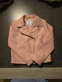 Veste rose clair simili Primark