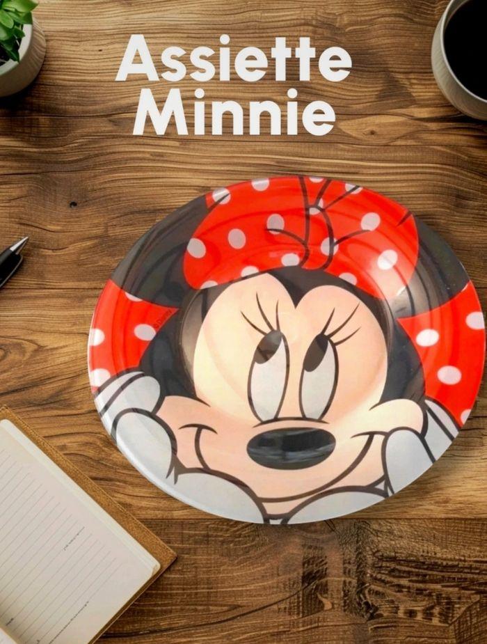 Assiette minnie portrait