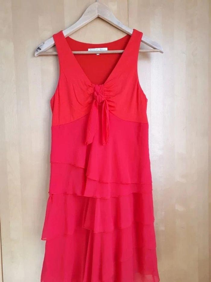 Robe rouge corail Bréal 38 comme neuve - photo numéro 1