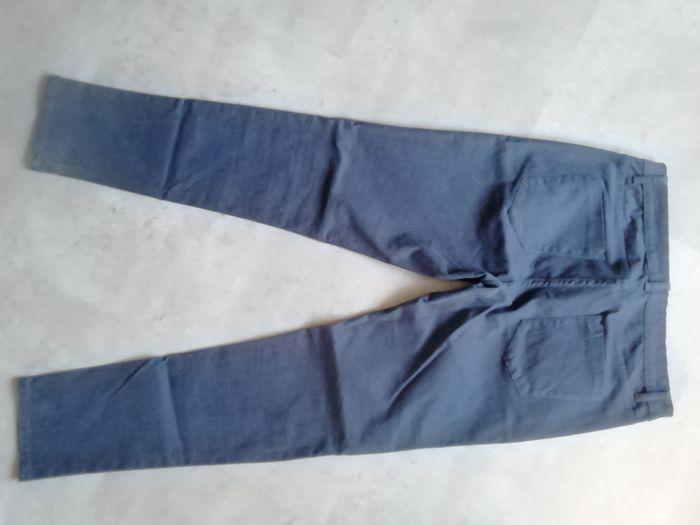 Pantalon Slim Fit Bleu Marine - photo numéro 3