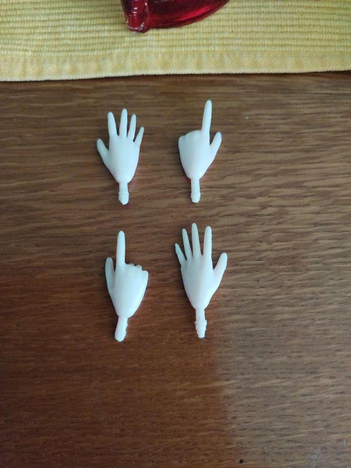 Lot 2 paires mains hands poupée doll Blythe - photo numéro 3