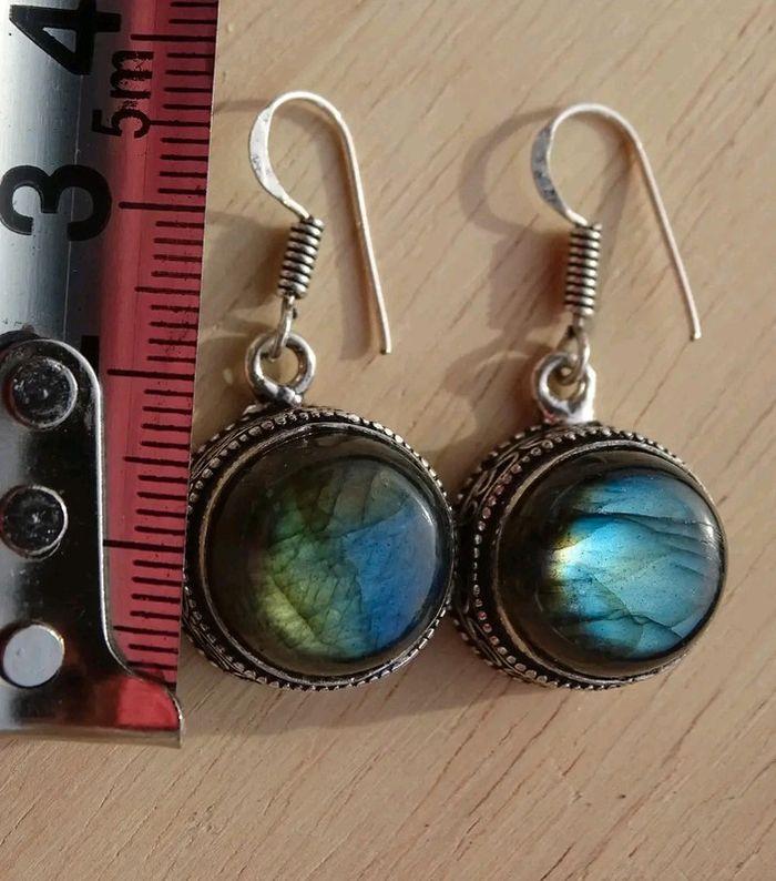 Boucles d'oreilles Labradorite - photo numéro 9