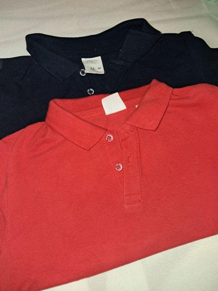 Lot de 2 polos zara garçon 2/3ans - photo numéro 1