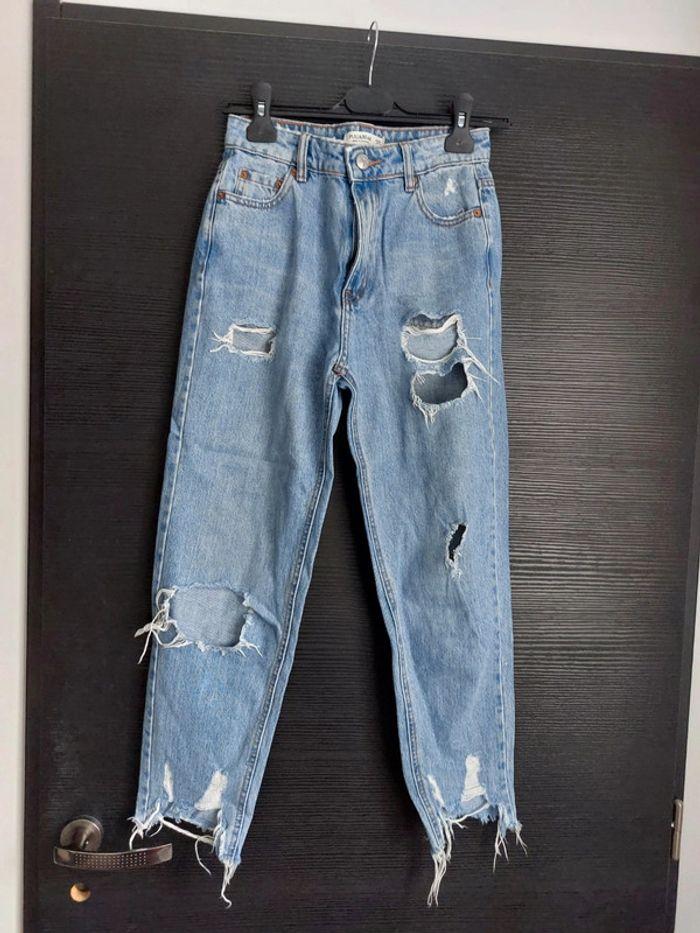 Jean 3/4 pull&bear taille 32 - photo numéro 5