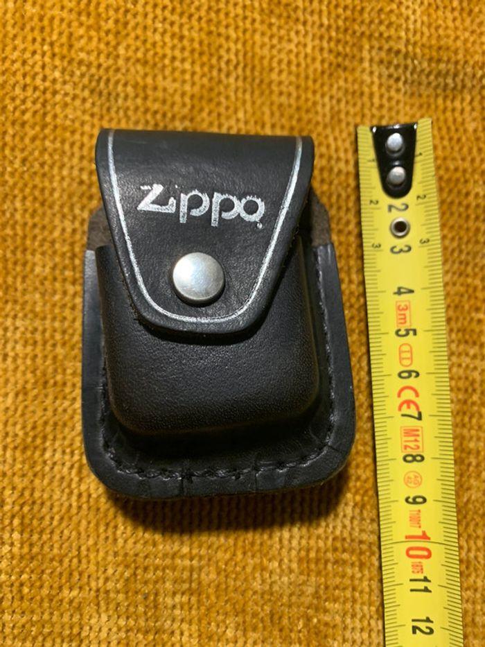 Vintage pochette Zippo en cuir pour ceinture - photo numéro 5