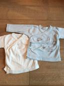 Lot 2 T shirt manches longues absorba